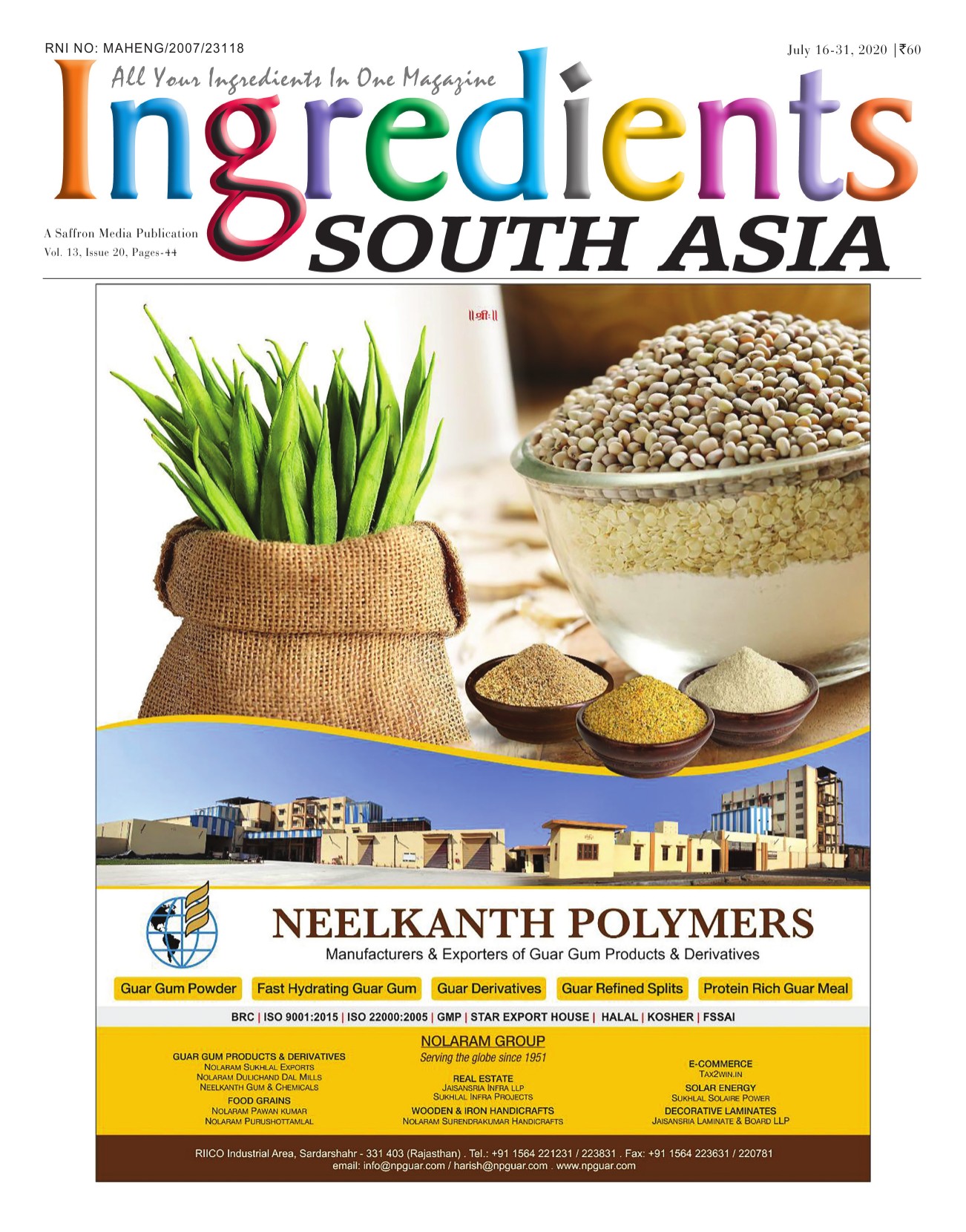 Ingredients South Asia